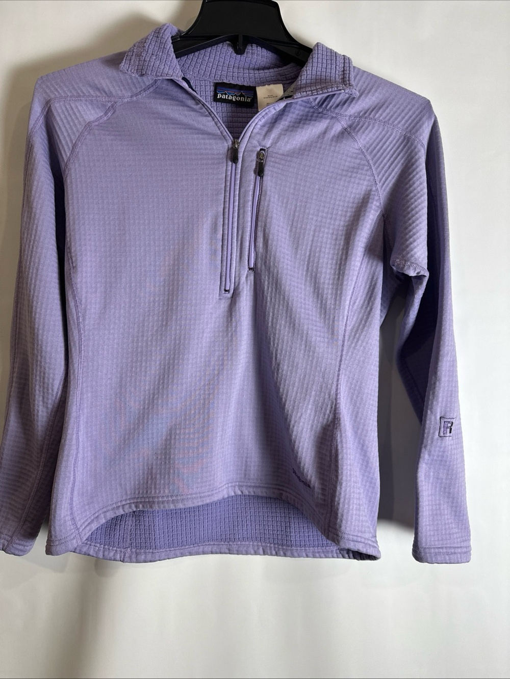 Patagonia Lavender Purple Quarter-Zip Hoodie Sweatshirt